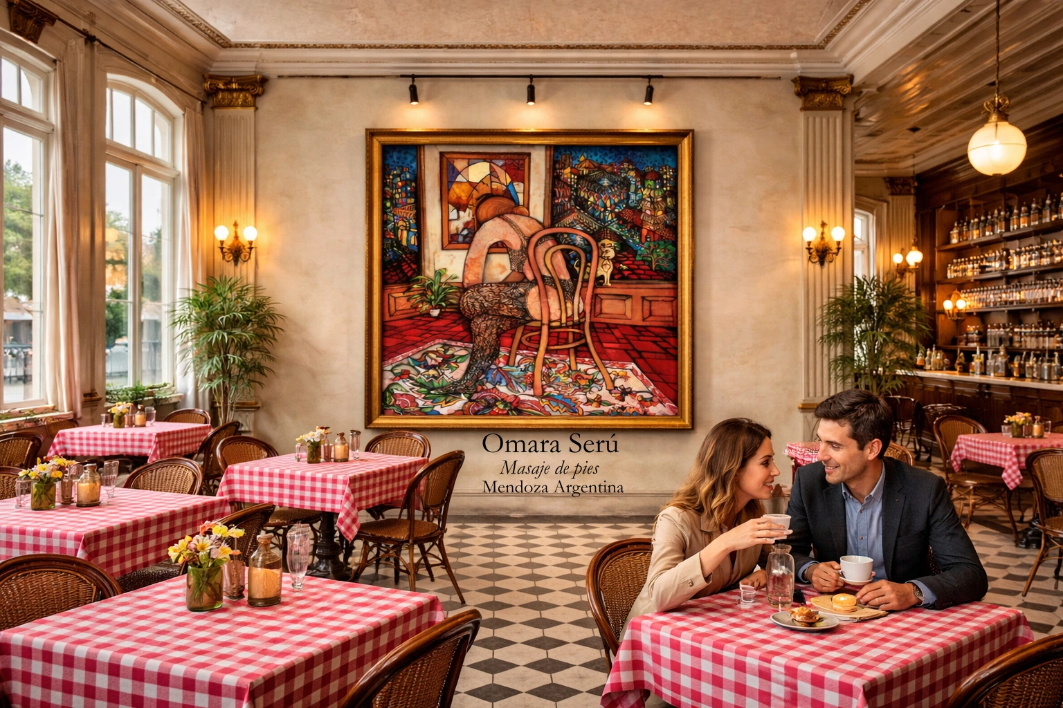 masaje — artwork by Omara Seru